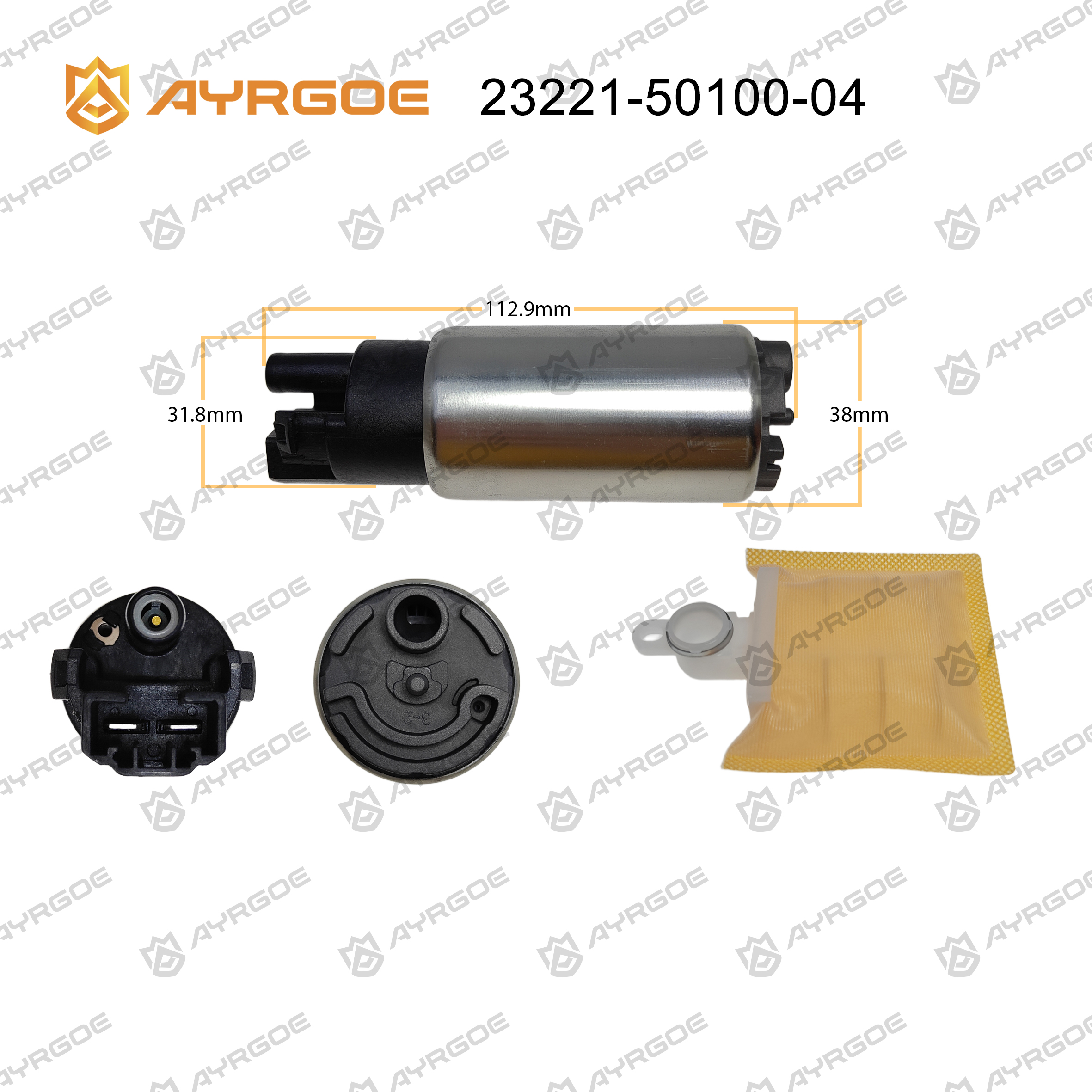 AYRGOE 23221-50100-04 Fuel Pump PRADA 120 (MPU-109)