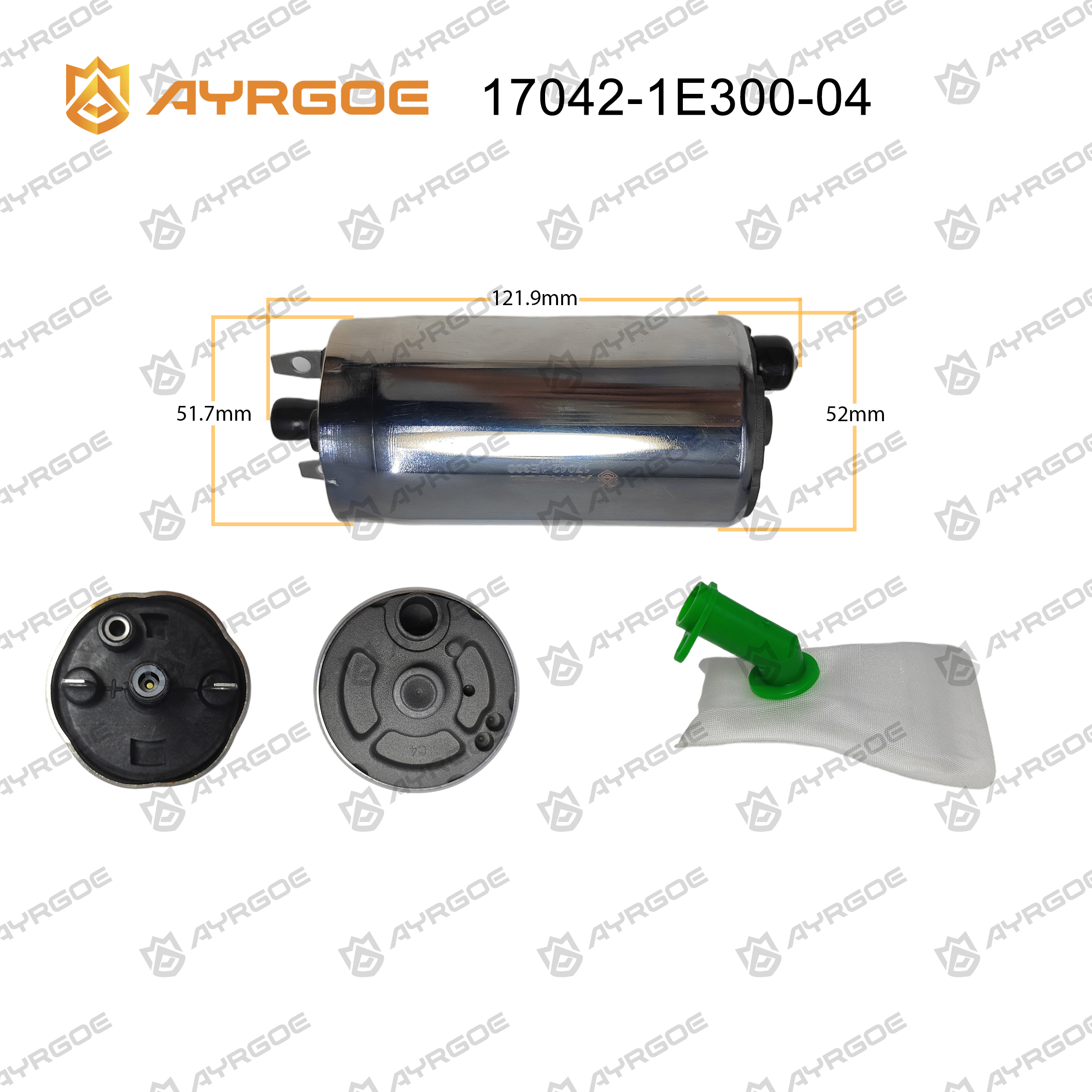 AYRGOE 17042-1E300-04 Fuel Pump NISSAN P10 (MPU-202)