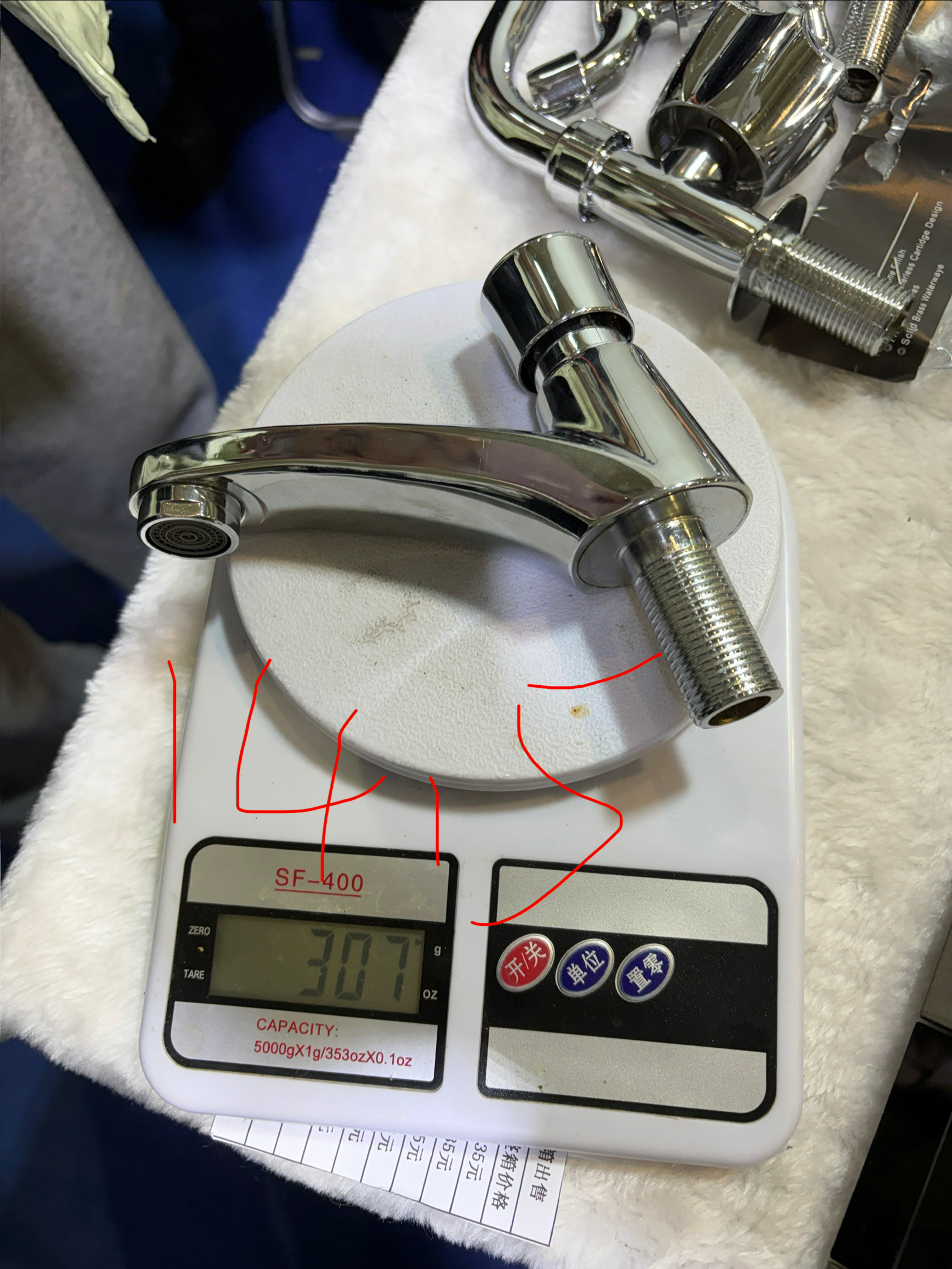 PUSH DOWN FAUCET(COLD ONLY) (ZINC ALLOY)