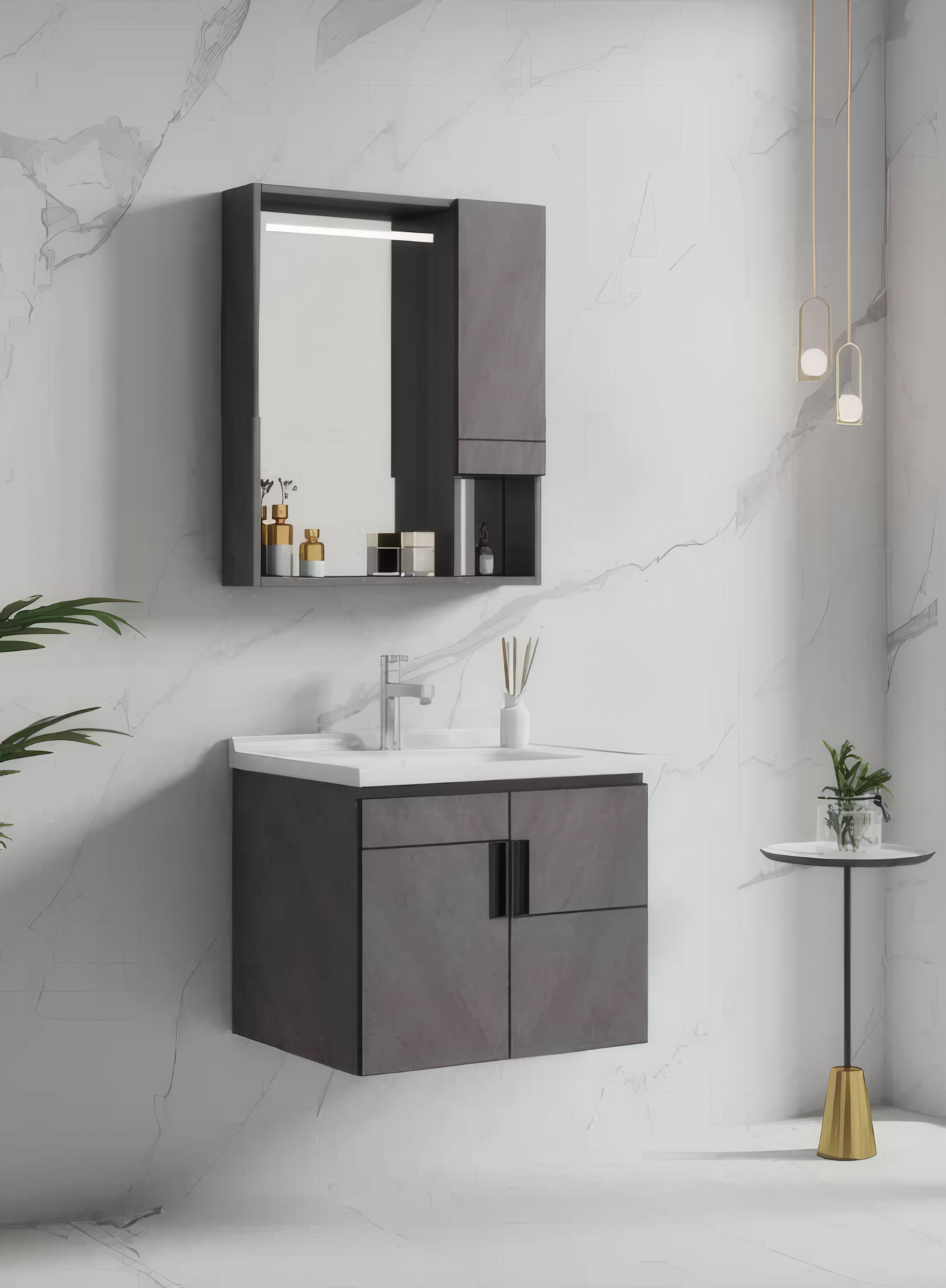 BATHROOM CABINET (PLYWOOD）SMART MIRROR-MIRO